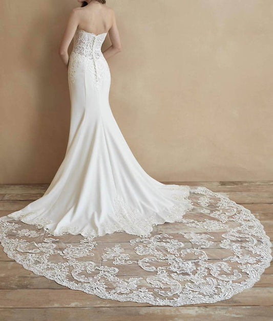 Strapless Sweetheart Wedding Gown