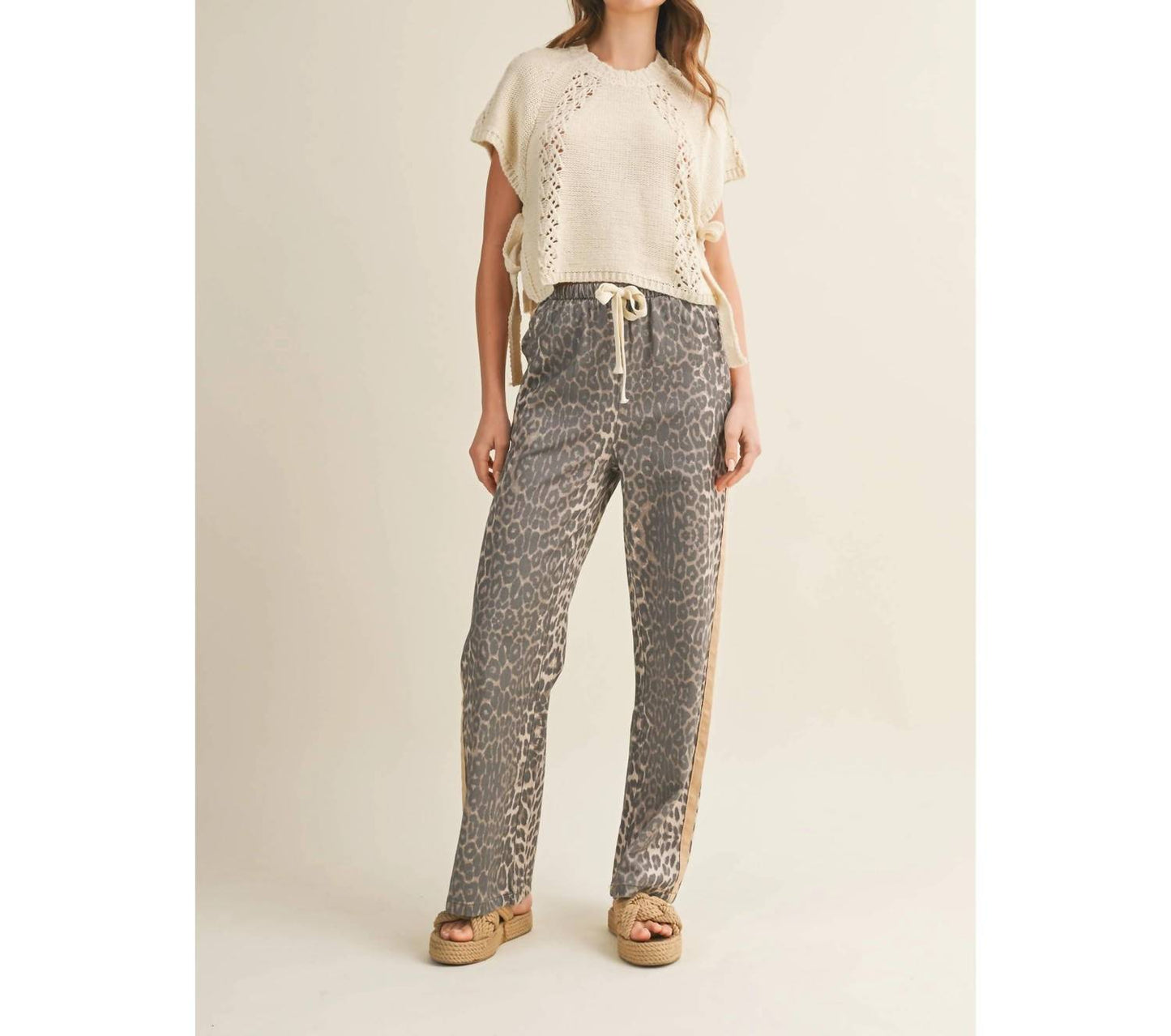 Luxe Relaxed Pants With Side Trim