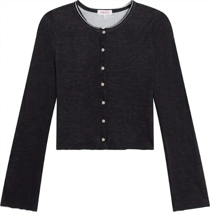 Chloe Double Layer Jersey Cardigan