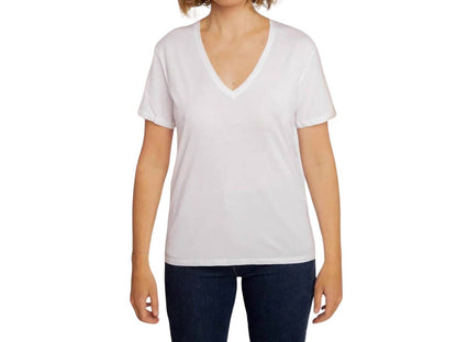 Romy Slub V-neck Tee