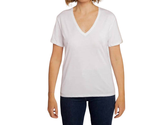 Romy Slub V-neck Tee