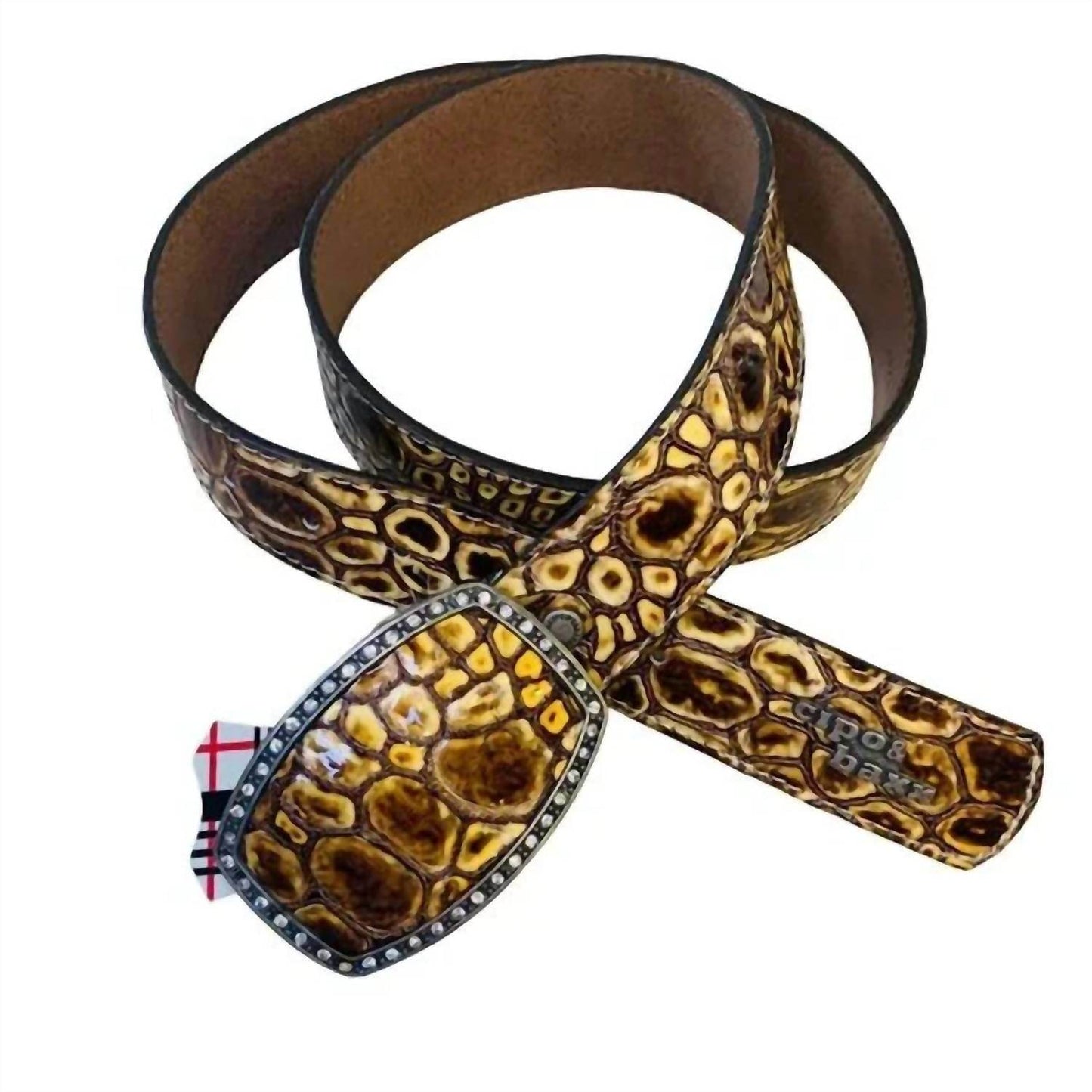 Cipo & Baxx - Unisex Leather Belt - Rack Hunt -