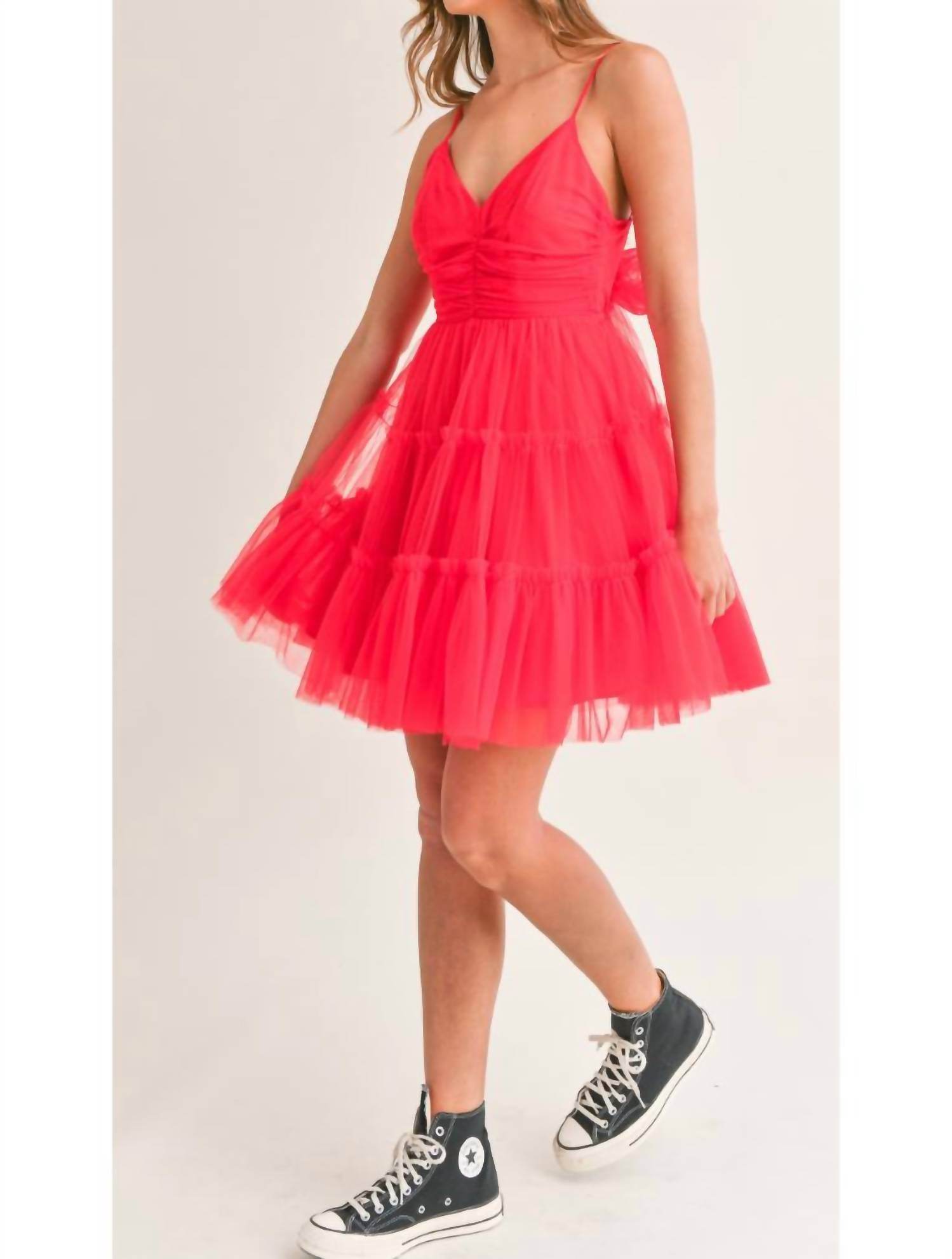 Cason Couture - The Martha Tulle Mini Dress - Rack Hunt -