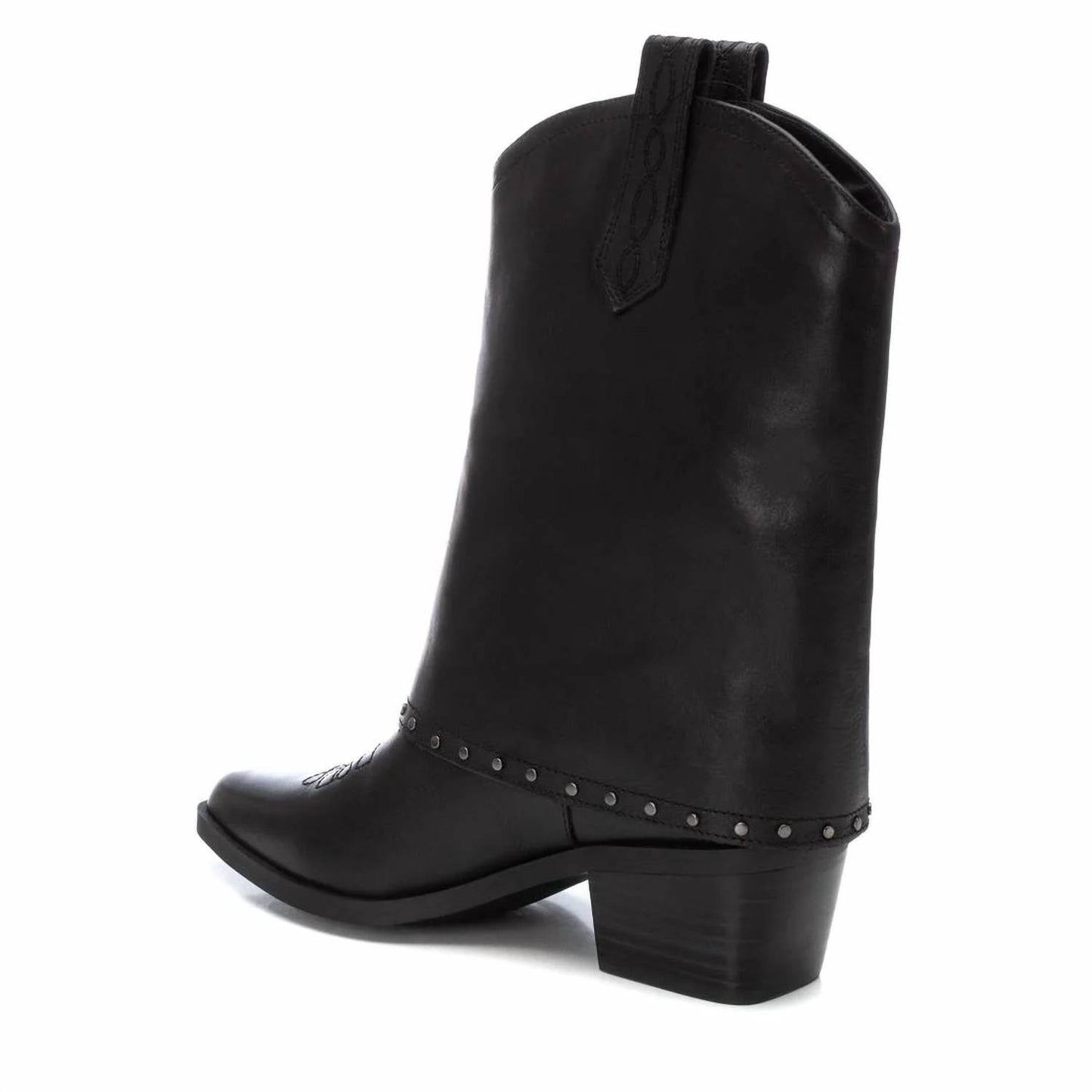 Women's Leather Italian Western Booties