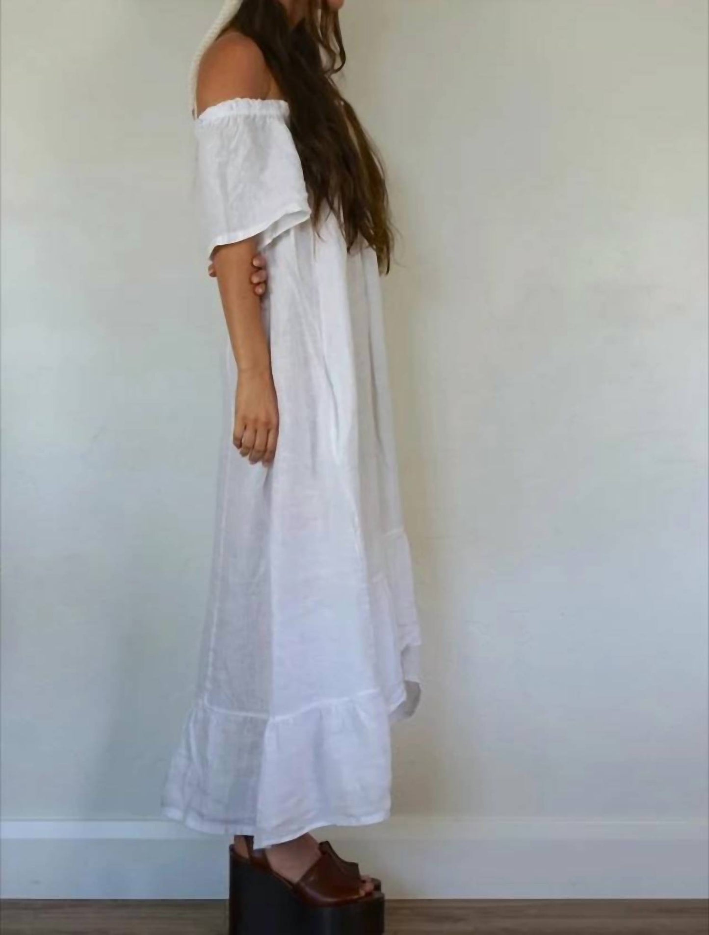 Florence Off The Shoulder Midi Dress