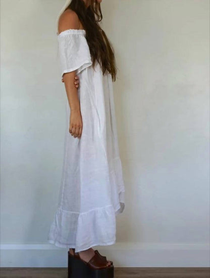 Florence Off The Shoulder Midi Dress