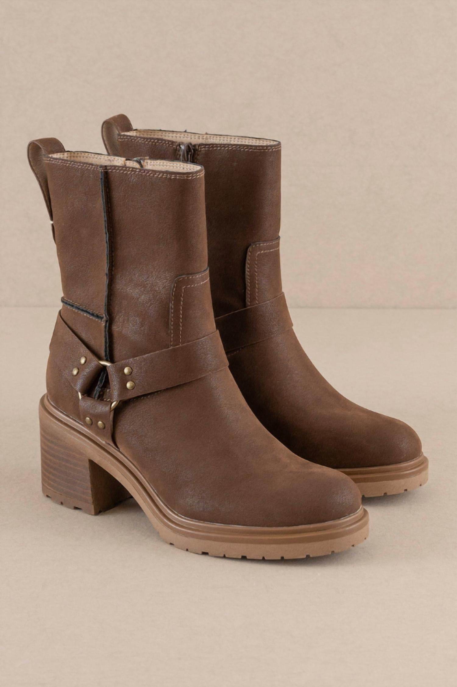 BABE - Women's Clyde Moto Ankle Boot - Rack Hunt -