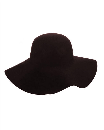Women's Wool Felt Big Brim Hat