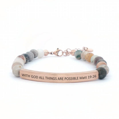 Women's With God All Things Are Possible Bracelet