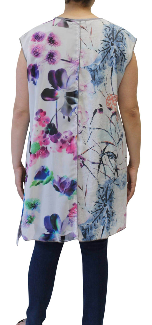 LV Collection - Flower Sleeveless Patchwork Top - Rack Hunt -