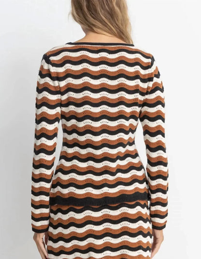 Rhythm. - Venice Knit Tie Front Top - Rack Hunt