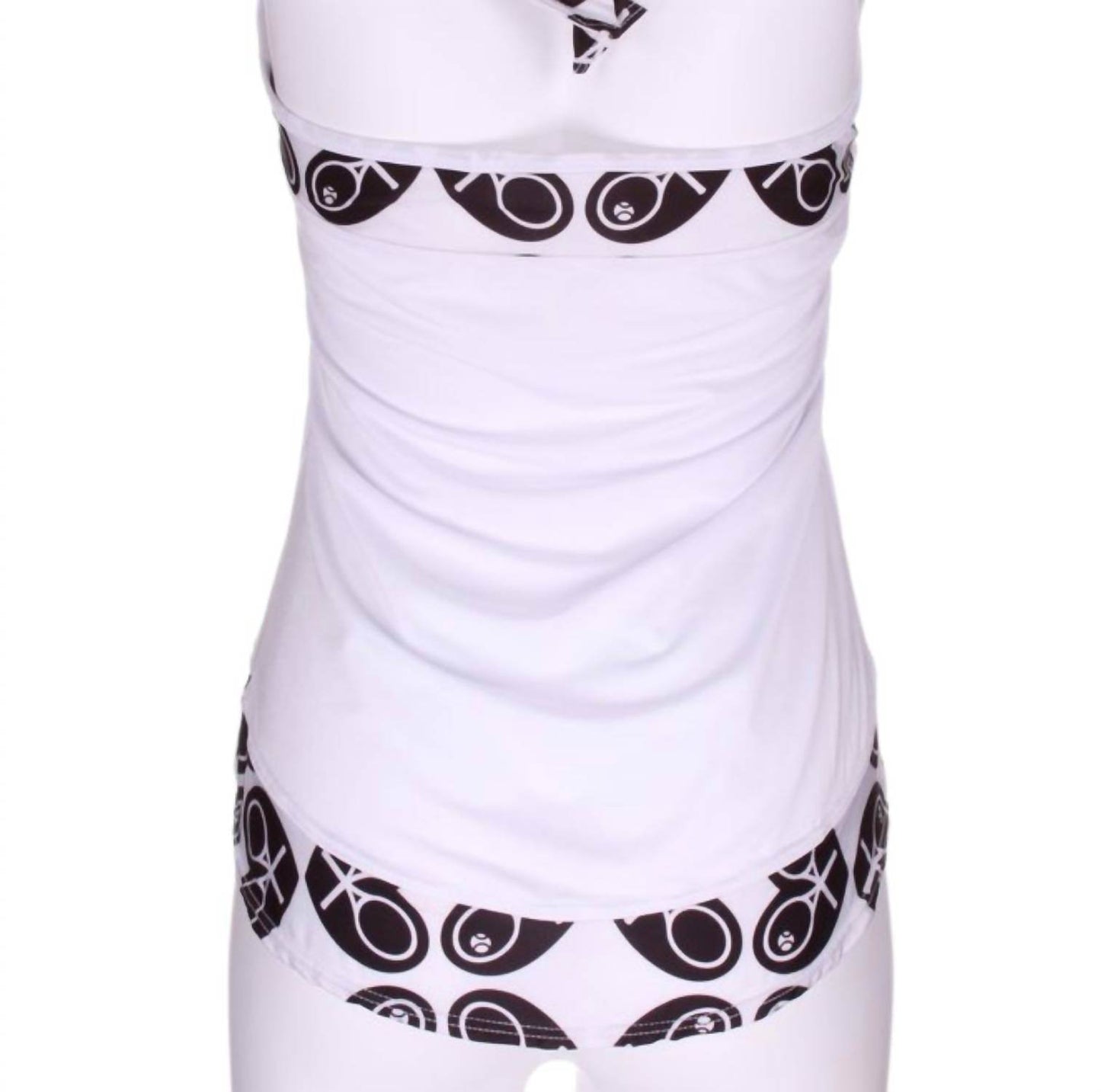 Love Love Tennis - Women's Heart Trim Halter Top - Rack Hunt
