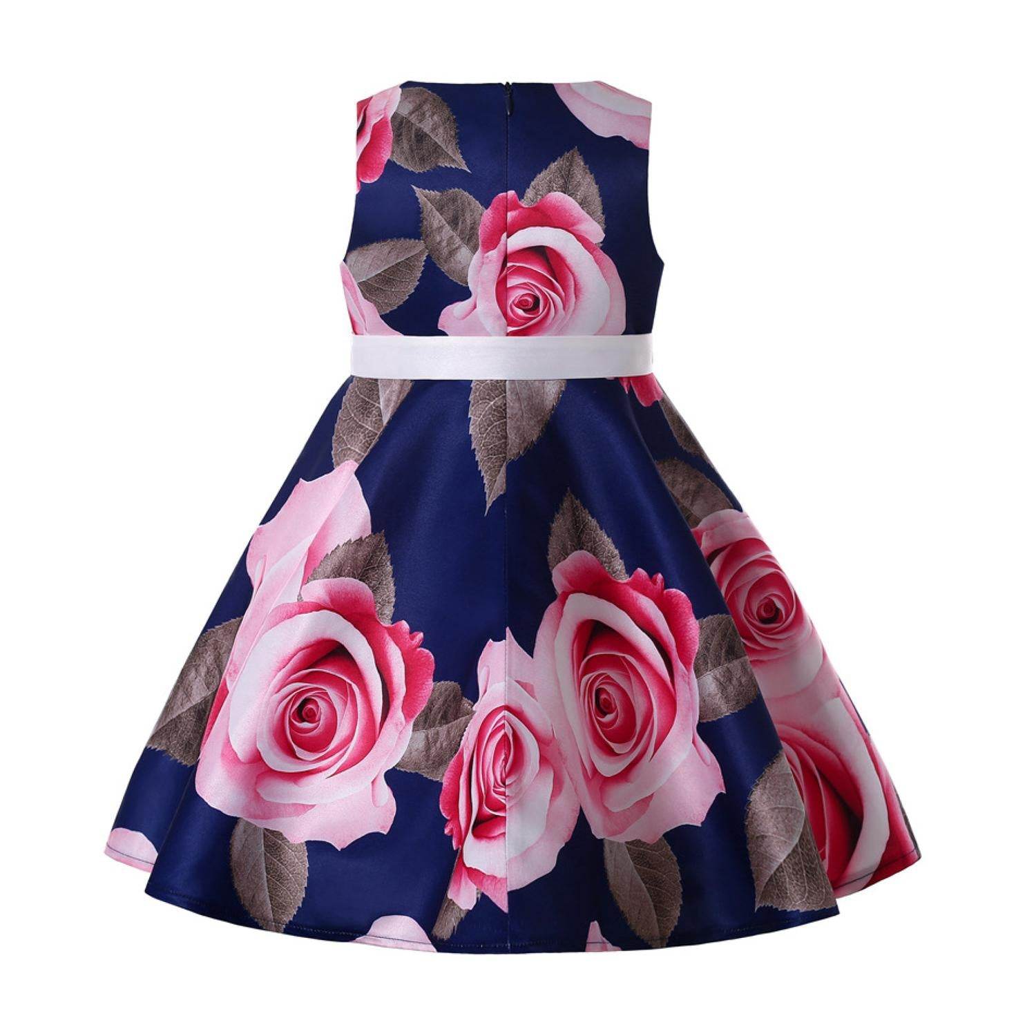 Glam Collections - Kid's Aminah Floral Dress - Rack Hunt -