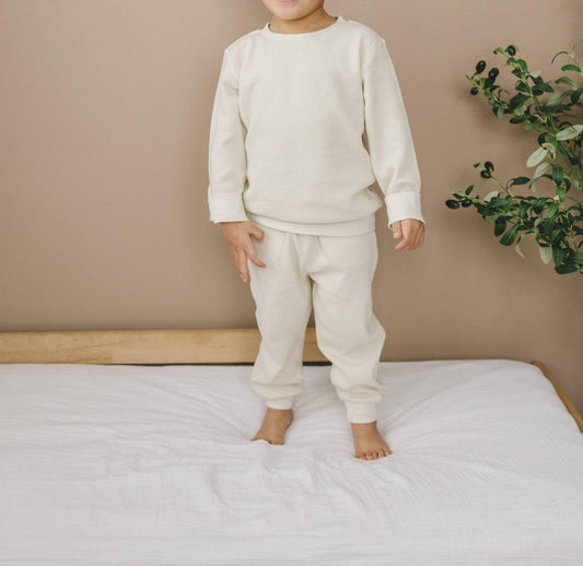 Kid's Frost Organic Waffle Knit Jogger Pants