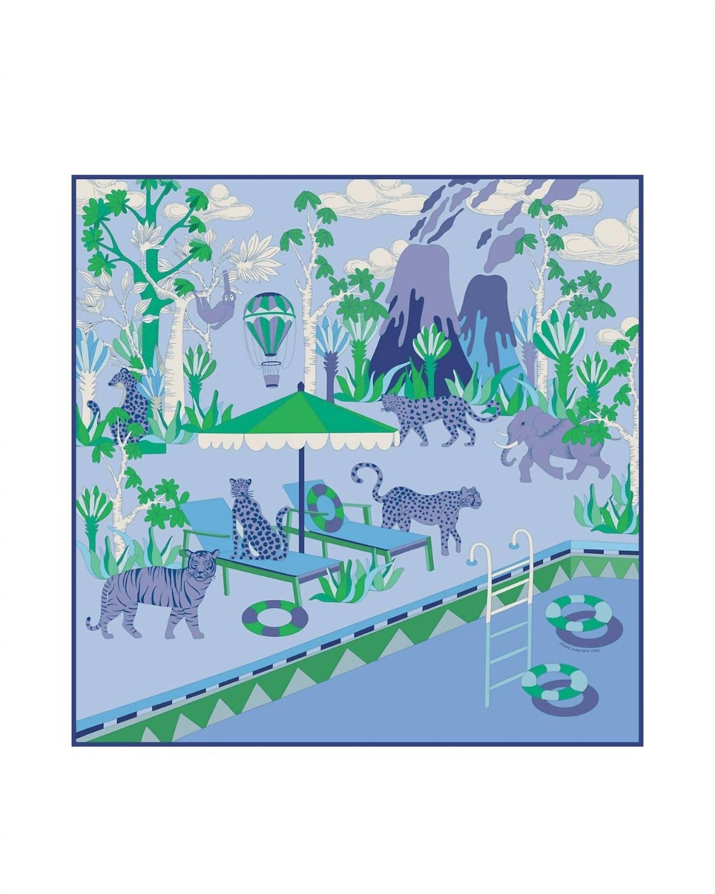Women's Double Sided Silk Scarf