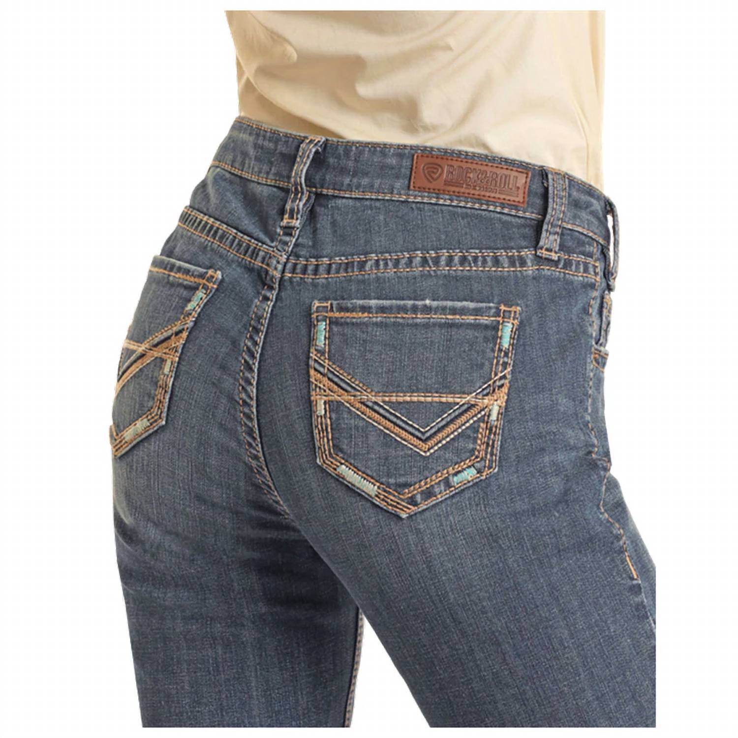 Rock & Roll Cowgirl - Vintage Riding Fit Jean - Rack Hunt