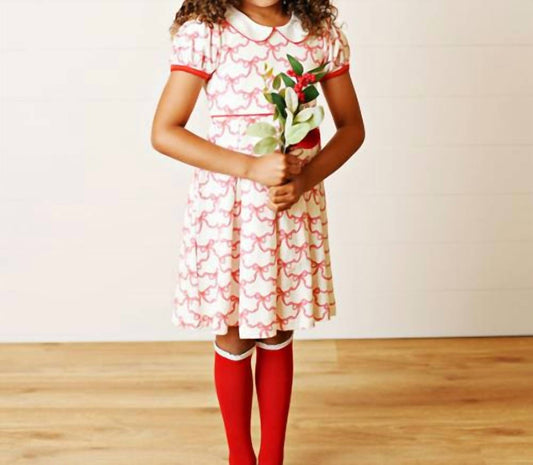 Kid's Ribbon Baby Pleat Dress