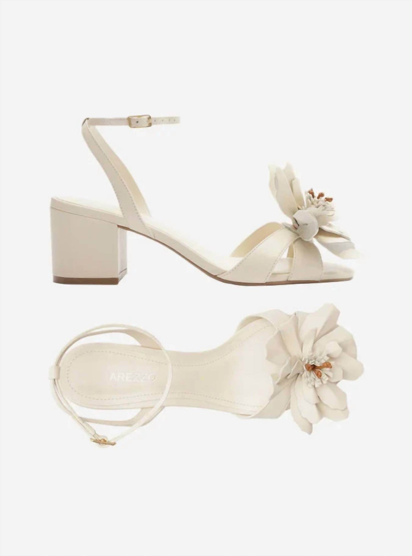 Arezzo - Women's Daisy Block Sandal - Rack Hunt -