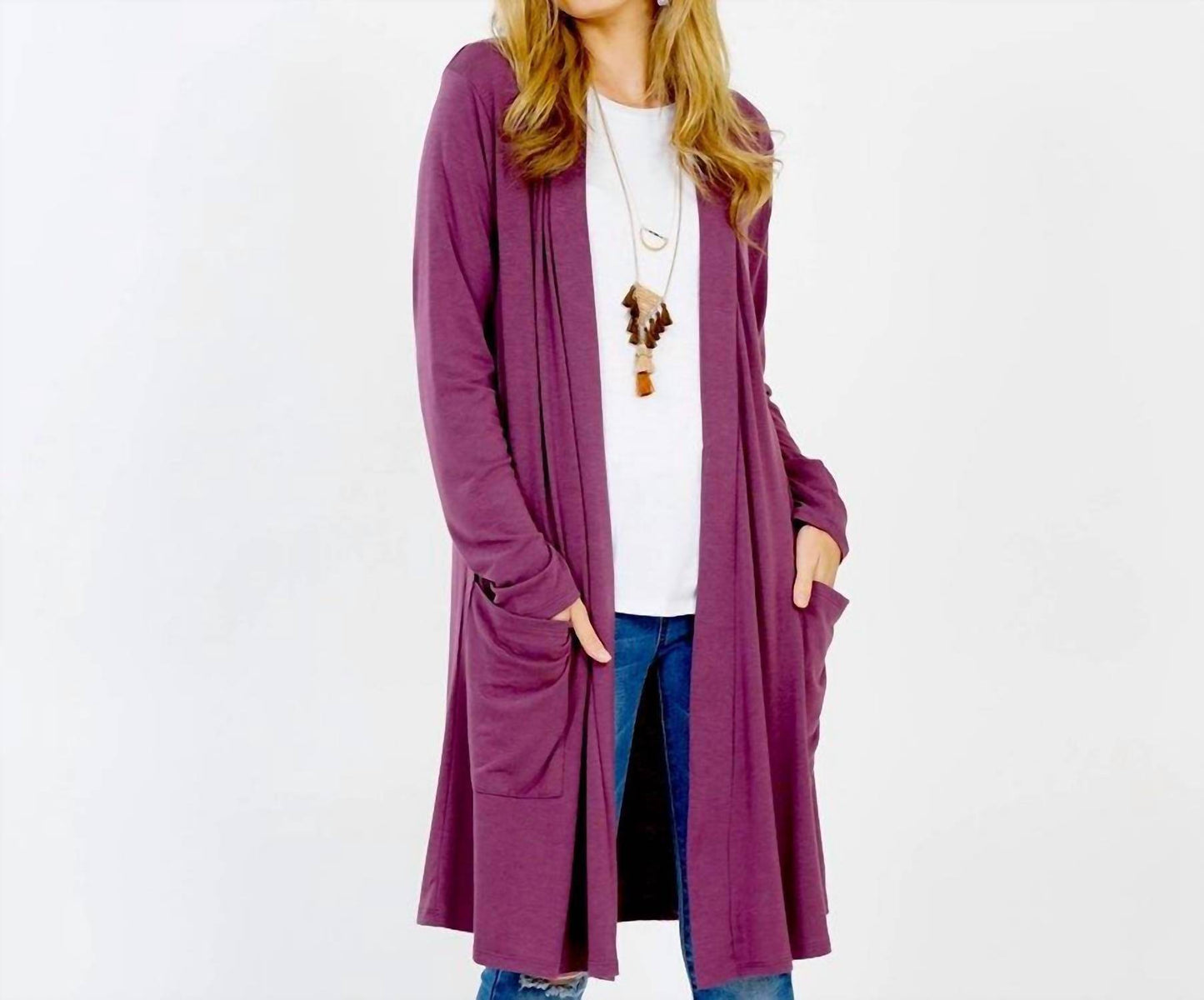 Reine Krief - Microfiber Open Cardigan - Rack Hunt -