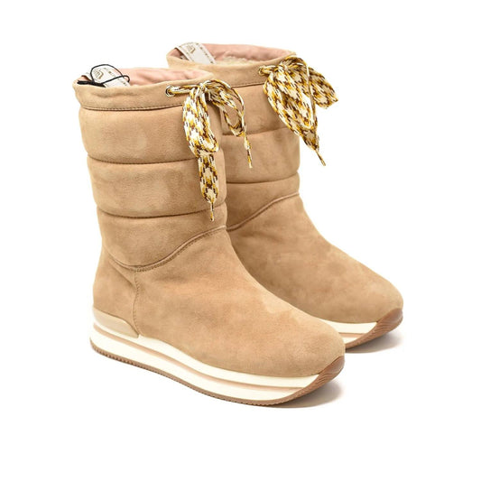 Women's H222 Shearling Lining Puffer Boot