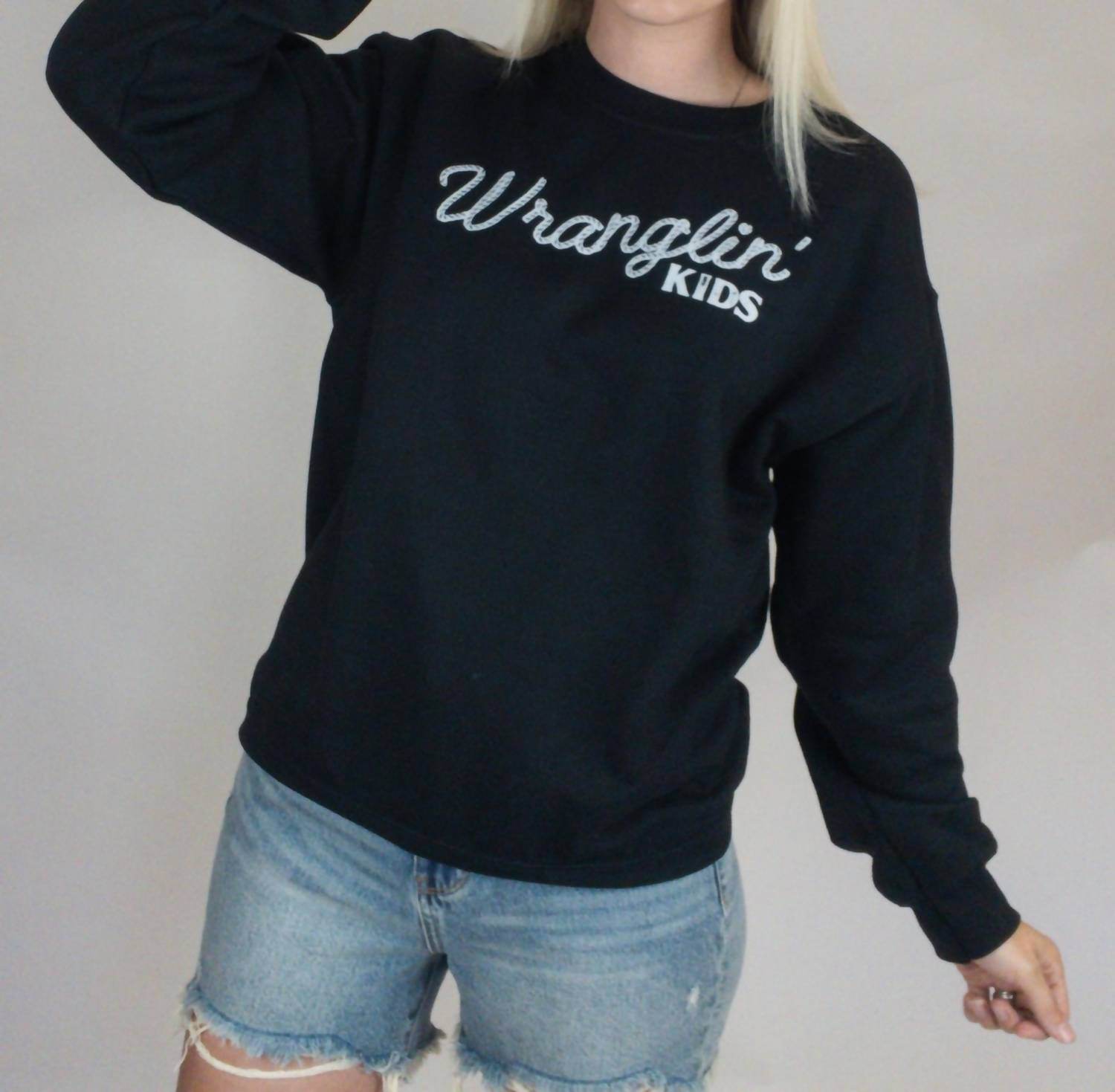 208 Tees - Wranglin' Kids Sweatshirt - Rack Hunt -