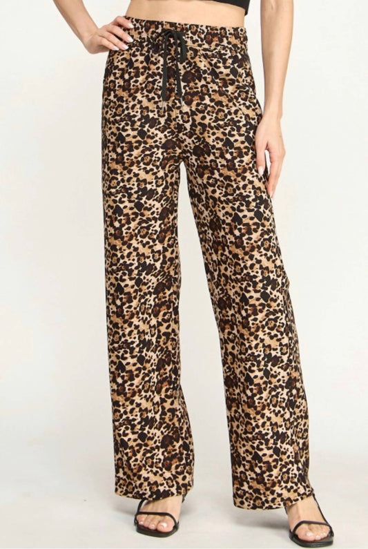 Elastic Waist Straight Leg Pants - Plus