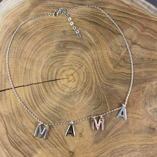 Women's Mama Letter Necklace