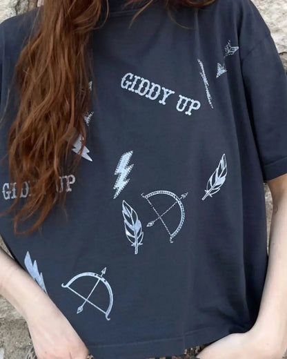All Us - Giddy Up Tee - Rack Hunt