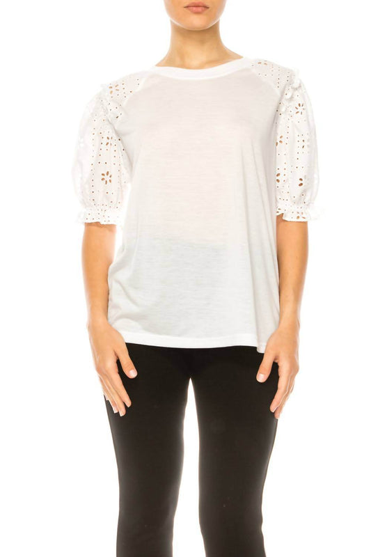 Grand & Greene - Eyelet Sleeve Raglan T-shirt - Rack Hunt -