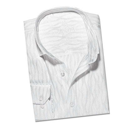 Men's Hot Streak Jacquard Long Sleeve Button Down
