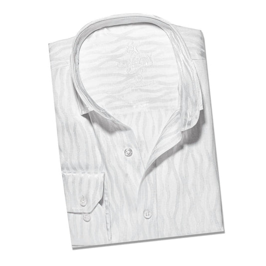 Men's Hot Streak Jacquard Long Sleeve Button Down