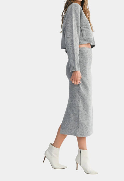 Andrea Knit Midi Skirt