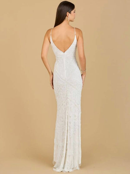 Bare Back Spaghetti Straps Bridal Dress