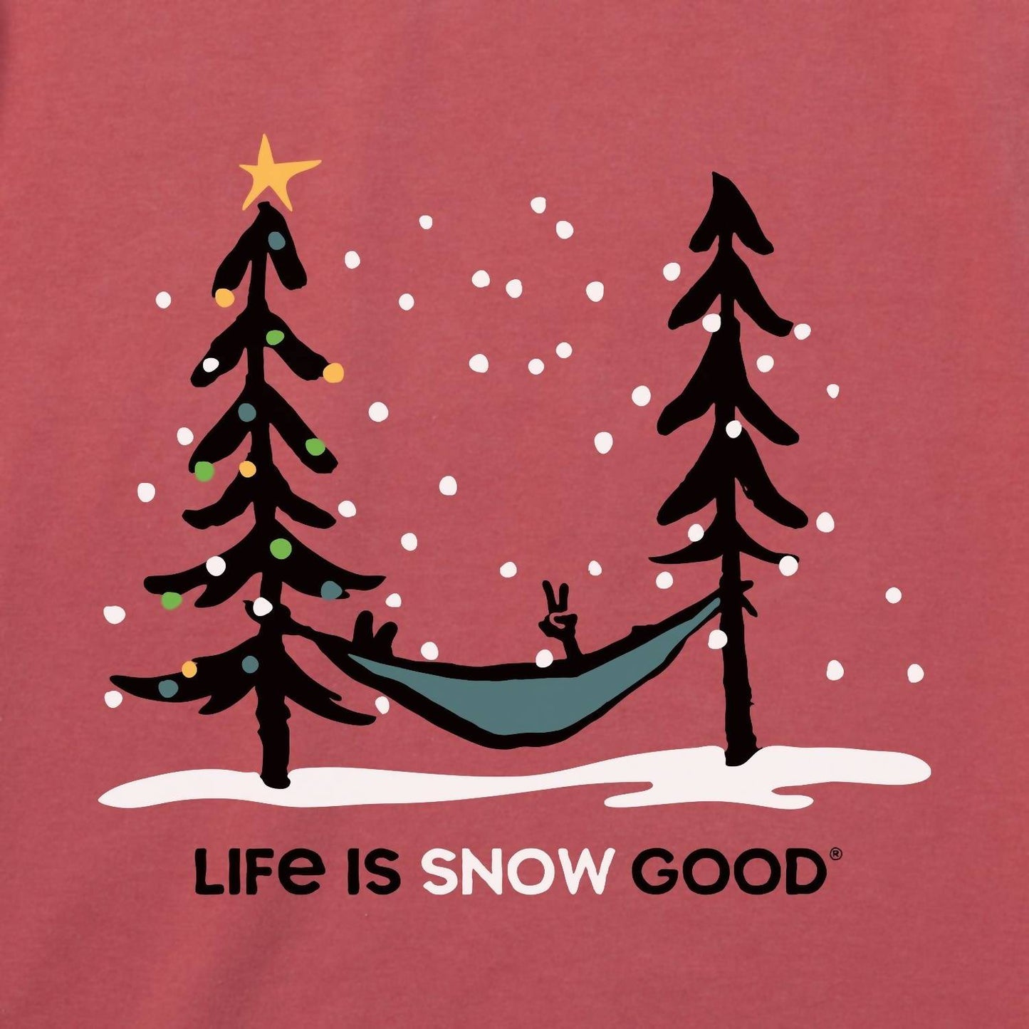 Women's Crusher Life Is Snow Good Hammock Tee