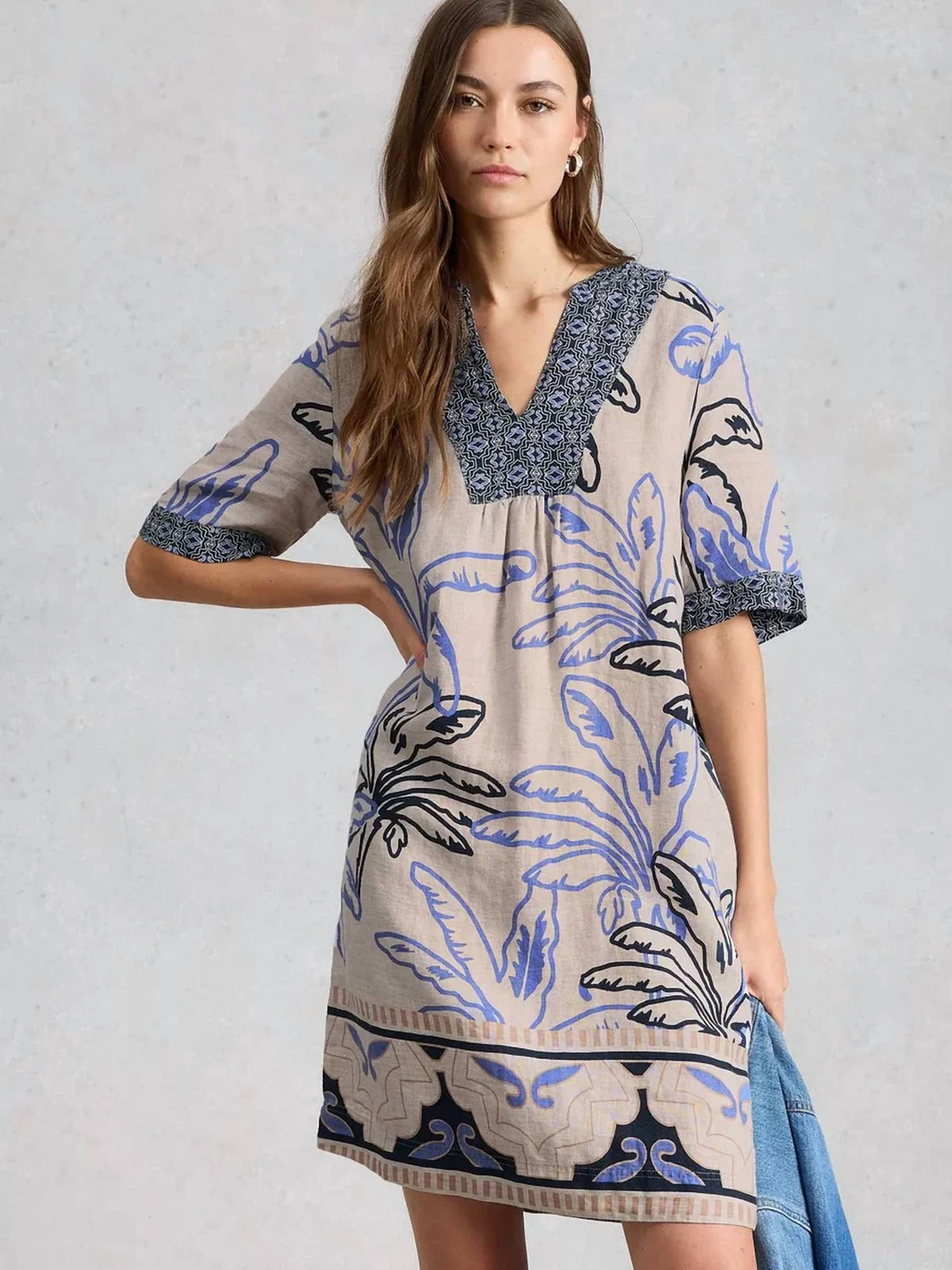 Ash Linen Mini Dress