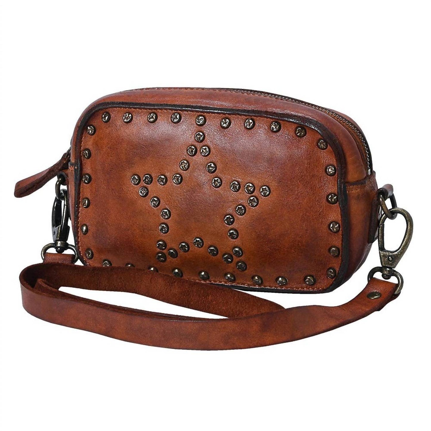 Women's Becca Studded Leather Crossbody Bag