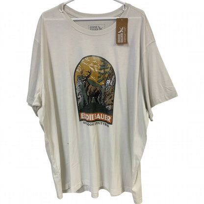 Men's Forest Deer Short Sleeve Tee - Plus
