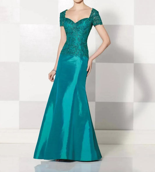 Mon Cheri - Taffeta Mermaid Gown - Rack Hunt