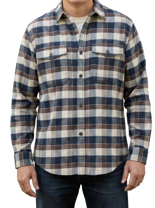 Hemplify Plaid Flannel Button Shirt