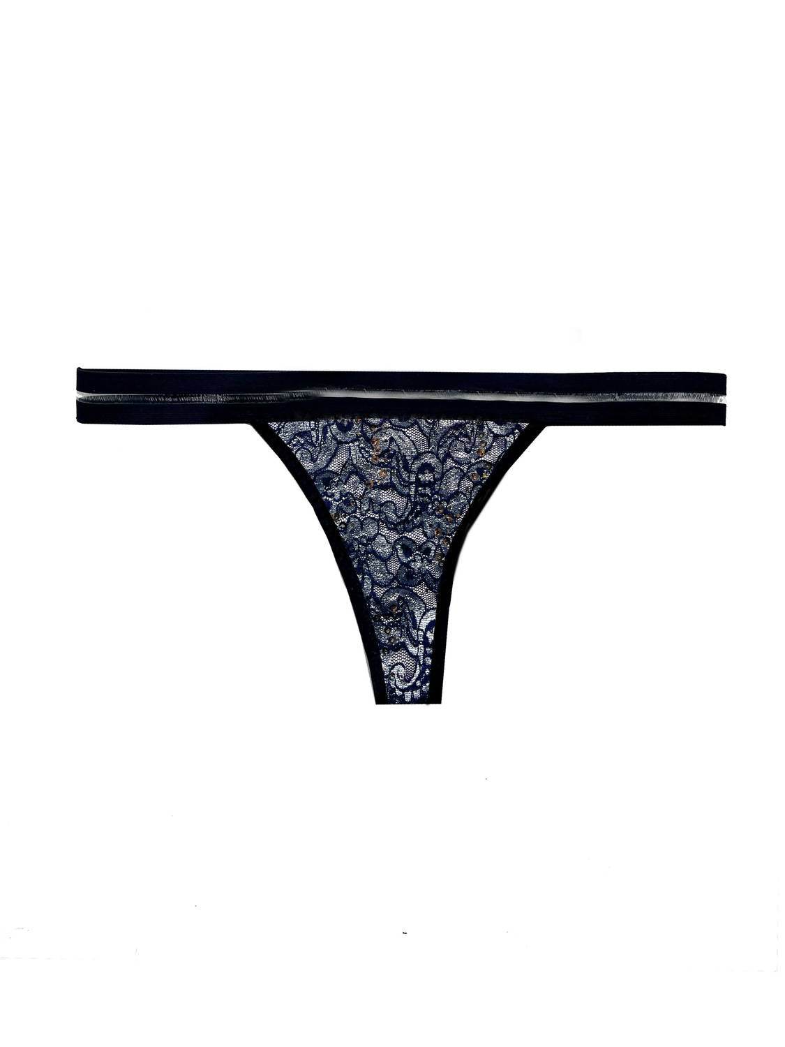 TITOV - Women's Lace Floral Pattern Thong - Rack Hunt -