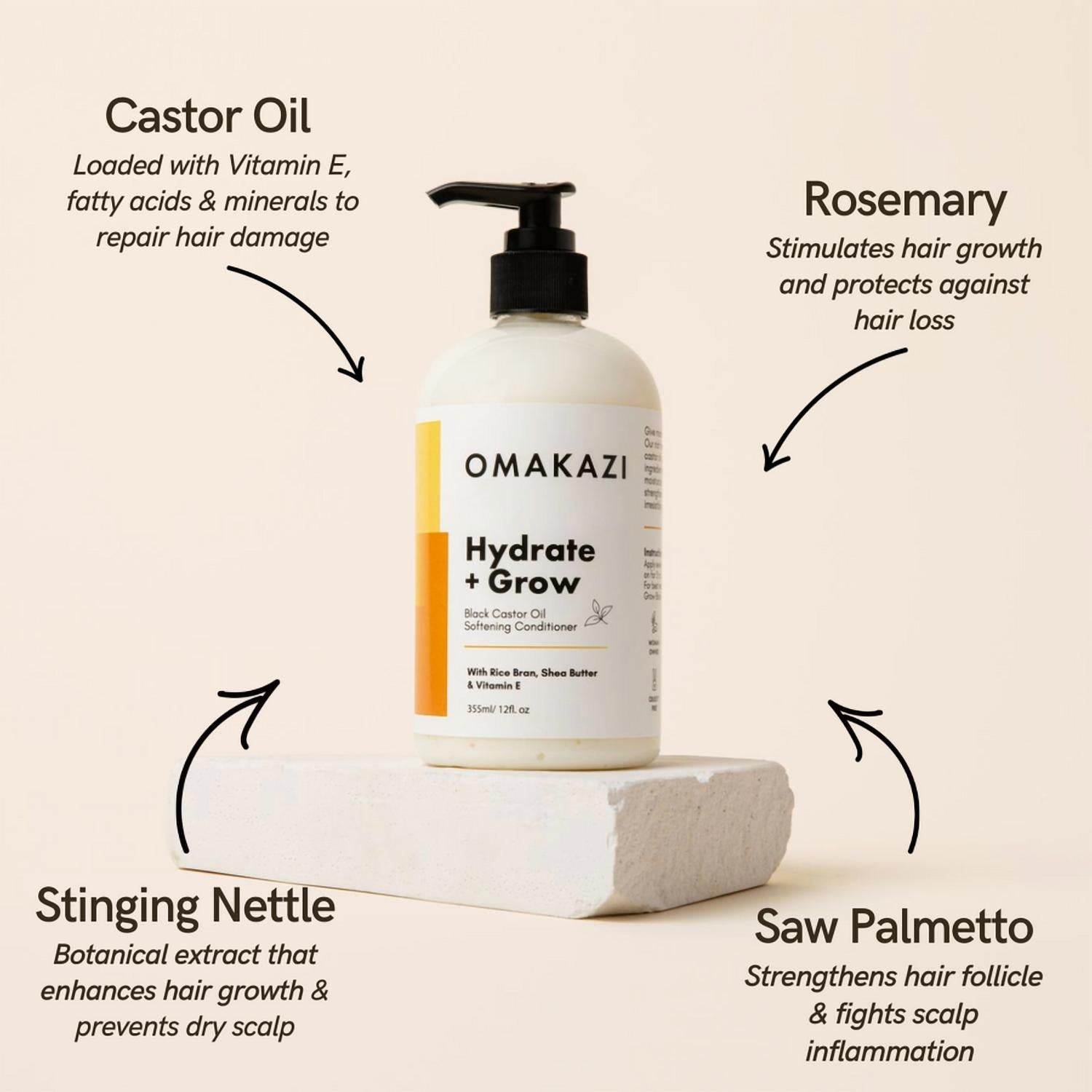 Omakazi Beauty - Volumizing Shampoo & Conditioner Set - Rack Hunt