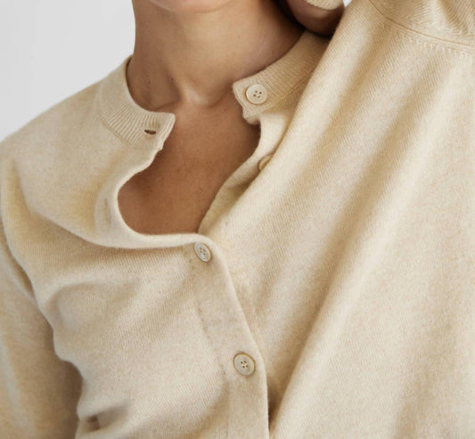 Women's Classic Crew Wool Cardigan
