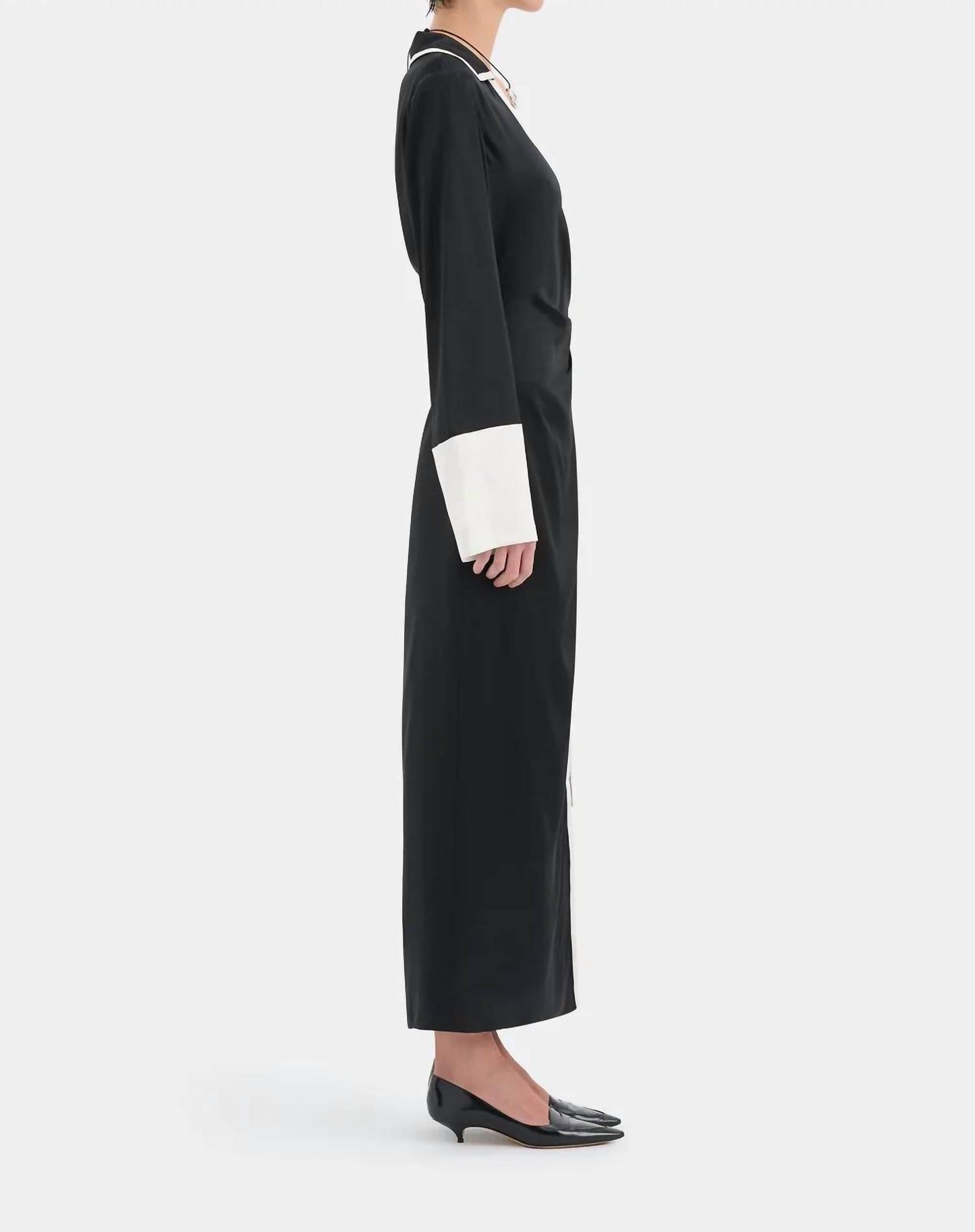 Yasmine Wrap Shirt Dress