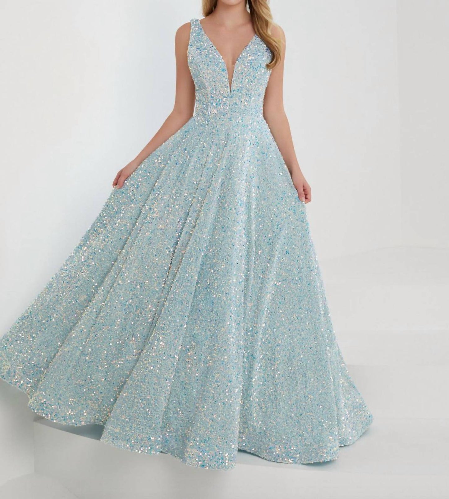 Tiffany Plush Sequin Ball Gown