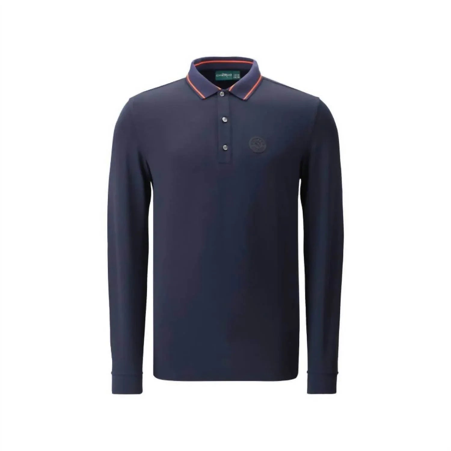 Chervò USA - Men's Annuncio Long Sleeve Thermal Polo - Rack Hunt