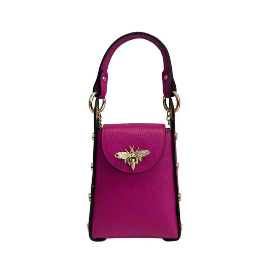 Jijou Capri - Women's Bumblebee Leather Cellphone Case Bag - Rack Hunt -