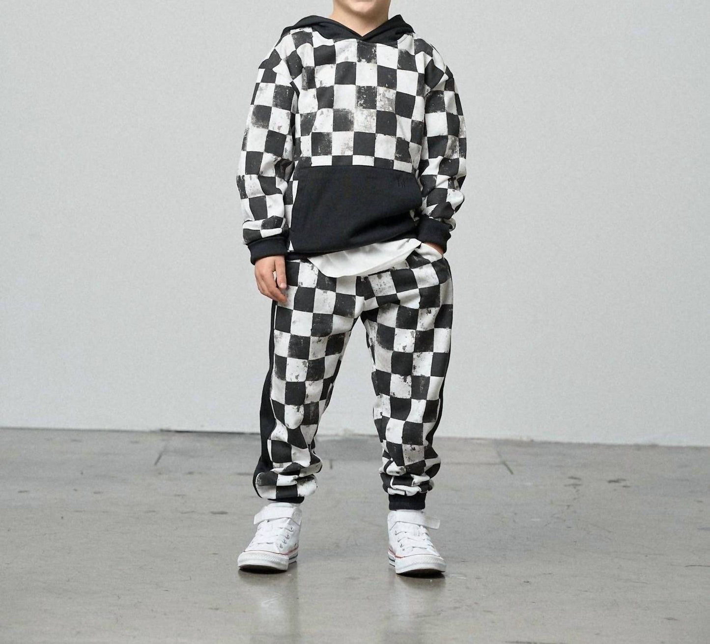 Kid's Checkered Sweatpants
