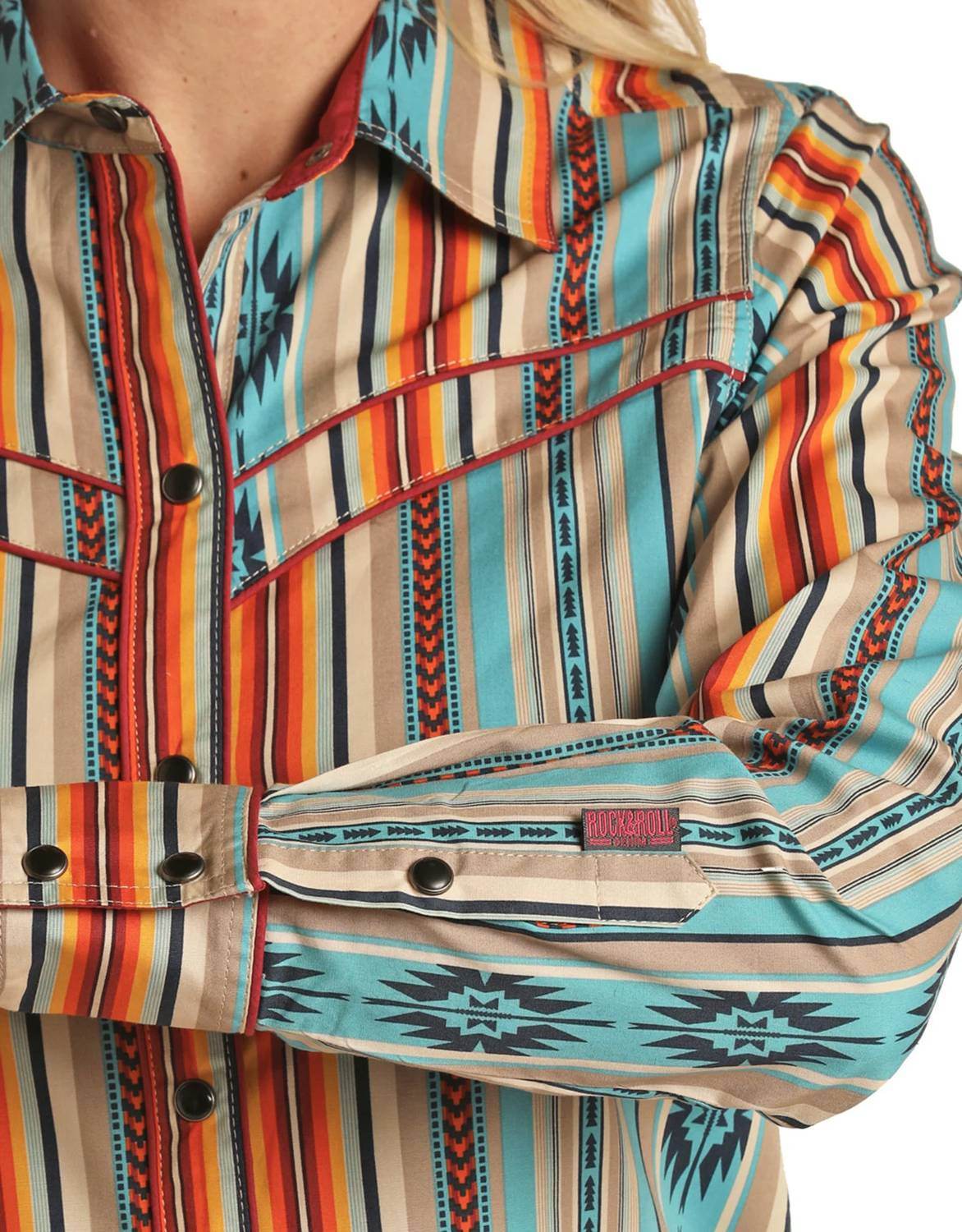 Rock & Roll Cowgirl - Dale Brisby Woven Snap Shirt - Rack Hunt