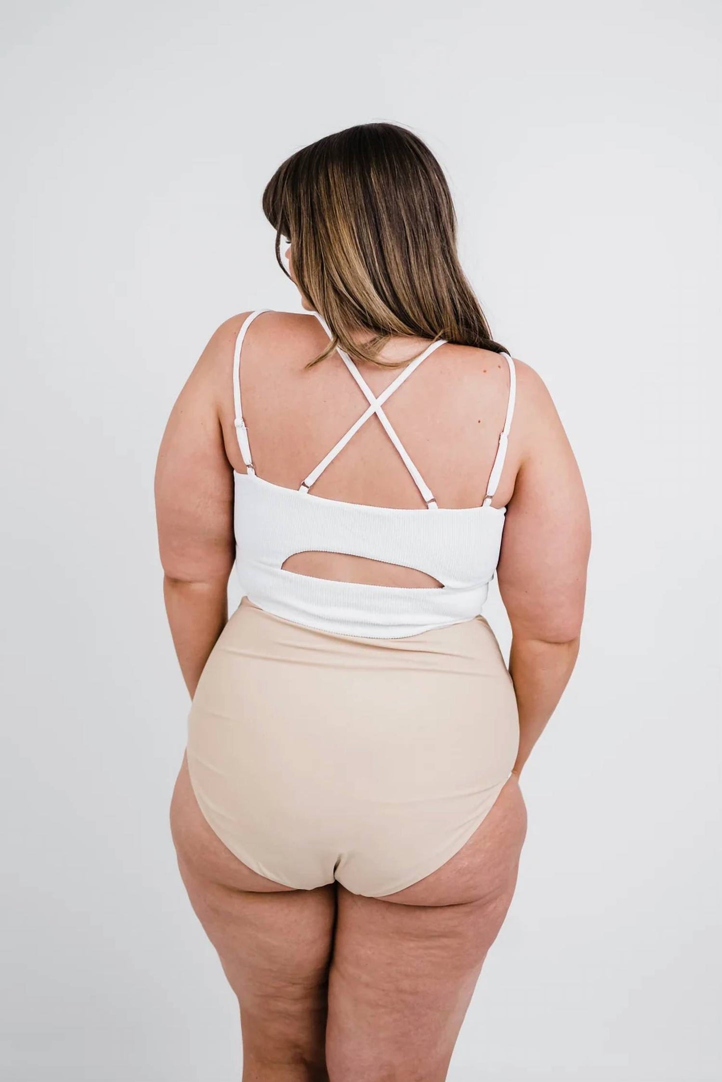 Crisscross Back Swim Top