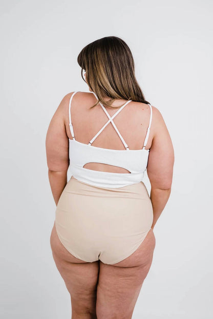 Crisscross Back Swim Top